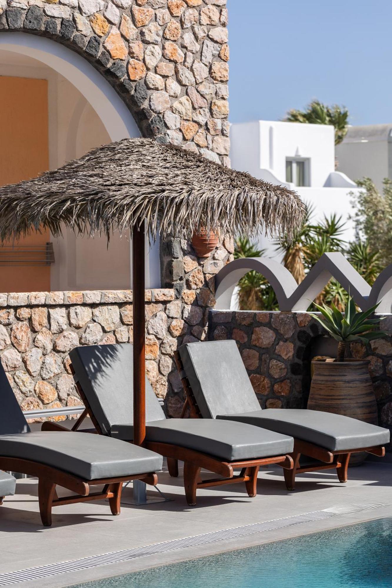 Polydefkis Hotel Kamári Exterior foto