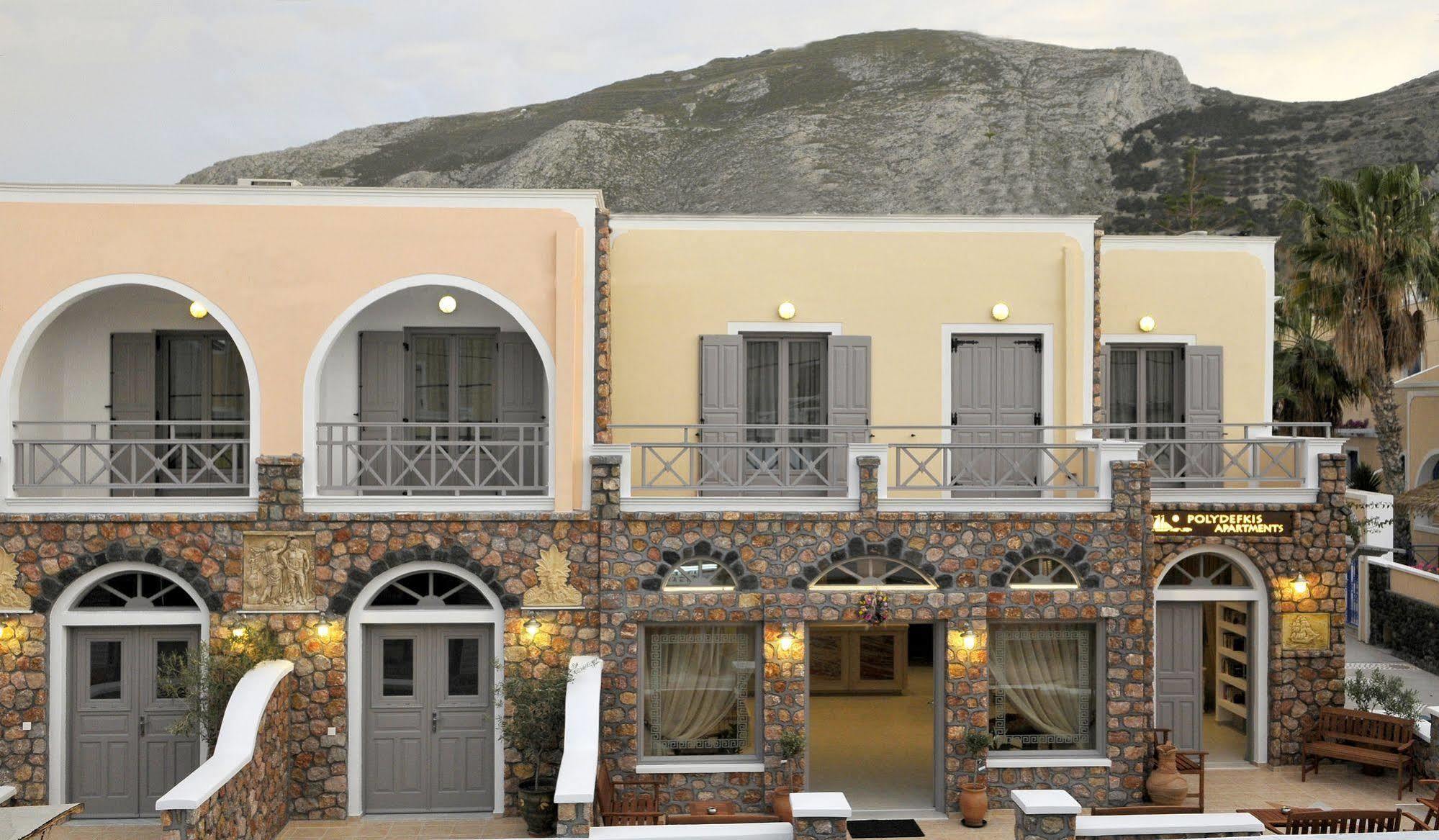 Polydefkis Hotel Kamári Exterior foto
